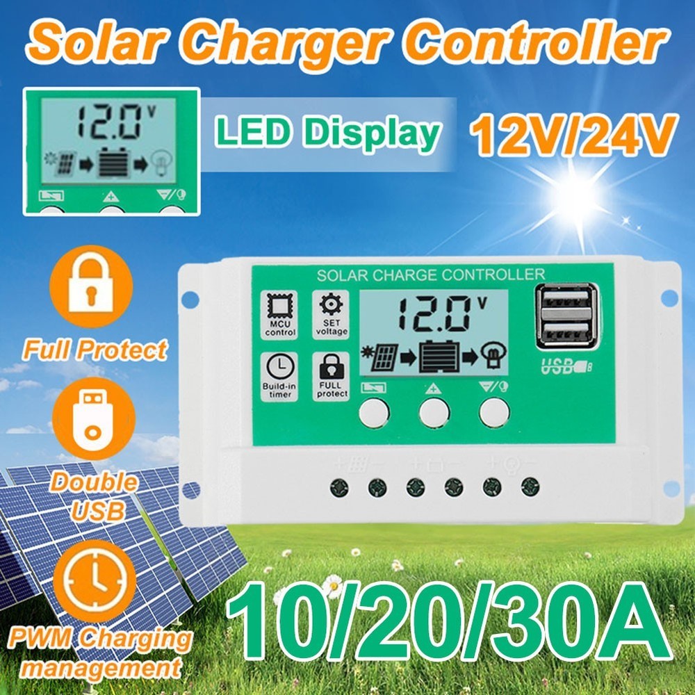 Automatic Charge Controller LCD Display Controller Home Energy Management