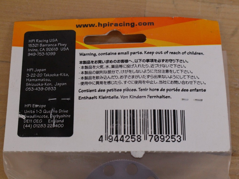 HPI A925 40mm Pullstart Lightweight Flywheel NitroRS4 NEW