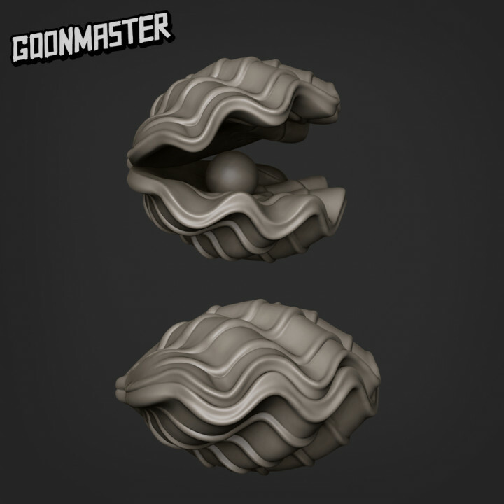 Giant Clam Miniature | D&D DnD |