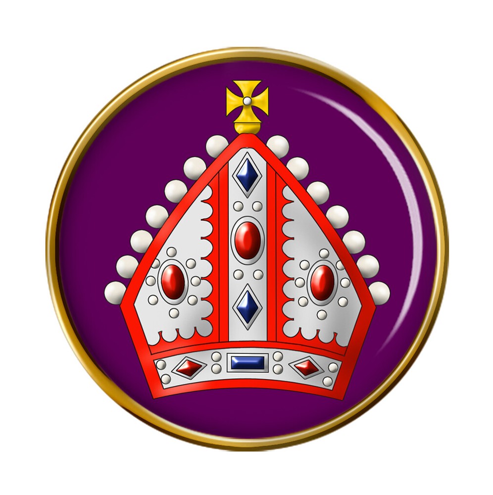 Bishop's Mitre Pin Badge