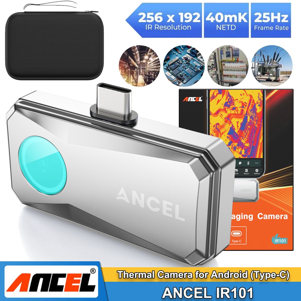 ANCEL High Resolution Thermal Camera for Android Optimized Temperature Accuracy