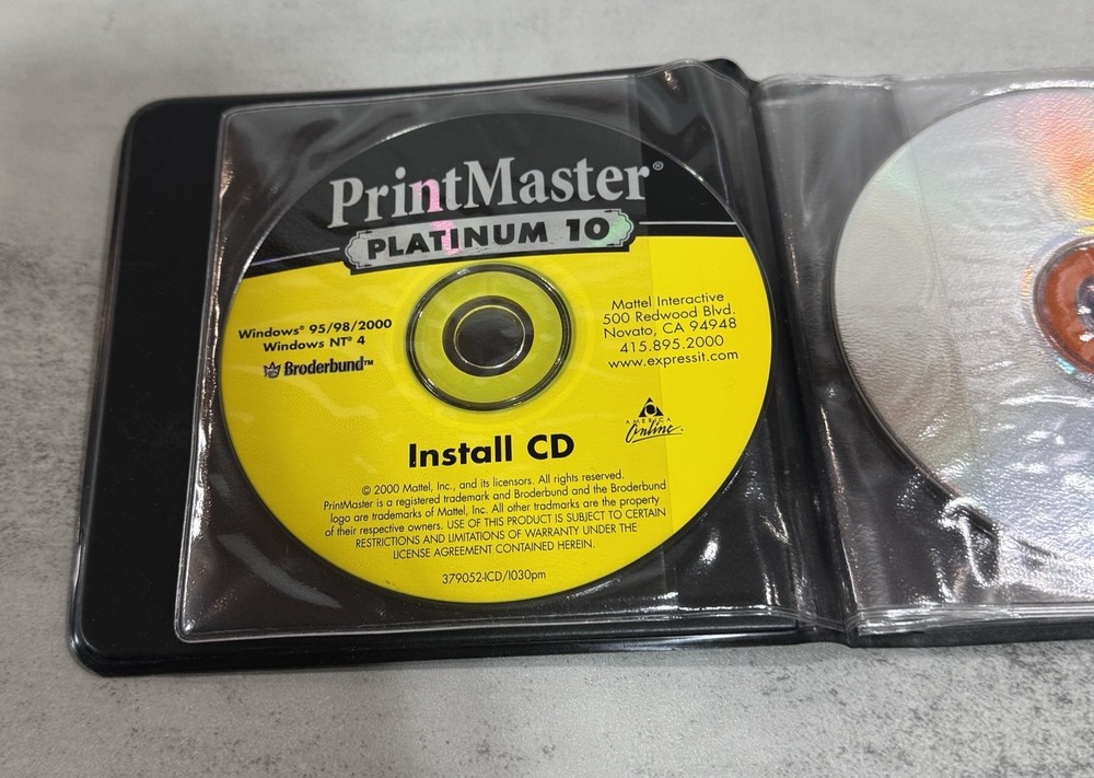 PrintMaster Platinum 10~ 1997-9 CD’s
