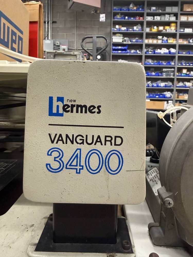 USED Hermes Vanguard 3400 computerized engraving CNC machine with controller