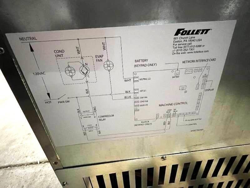 2019 Follett Performance Plus REF-5P-0R-00 Refrigerator Undercounter/READ DISCRP