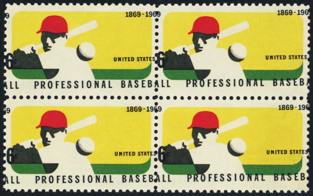 1381, Mint NH 6¢ HUGE Color Shift Error Block With Normal - Stuart Katz