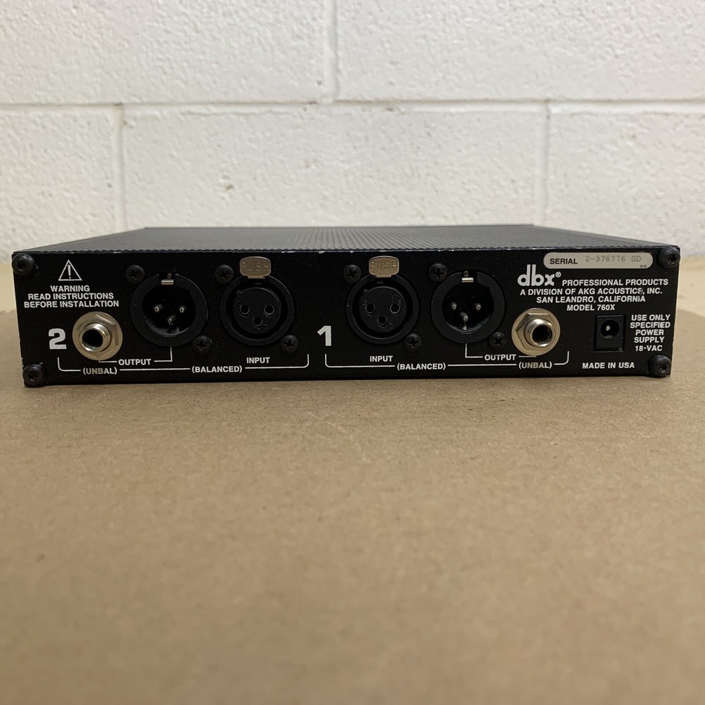 Vintage DBX 760X Microphone Preamplifier ***PLEASE READ DESCRIPTION***