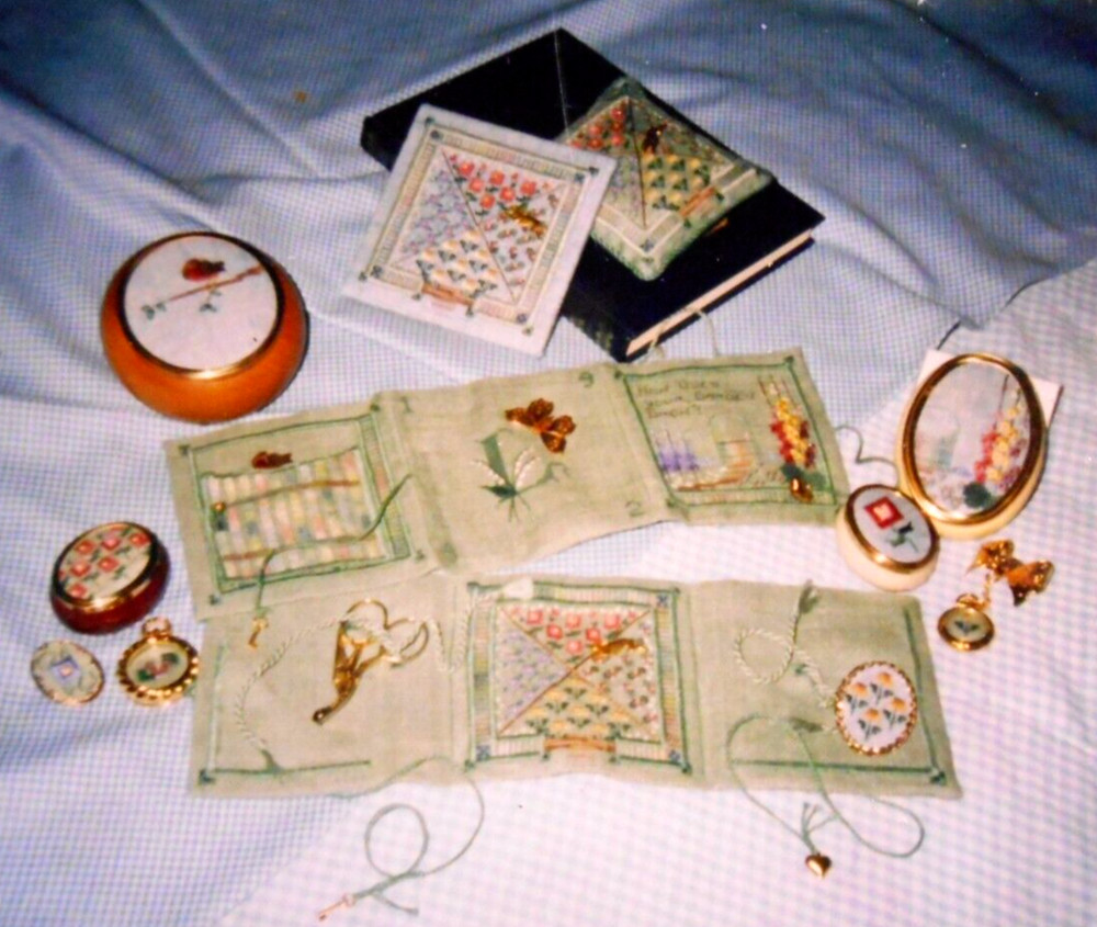 A SECRET GARDEN Needlework Necessary Cross-Stitch Pattern by Forget-Me-Nots