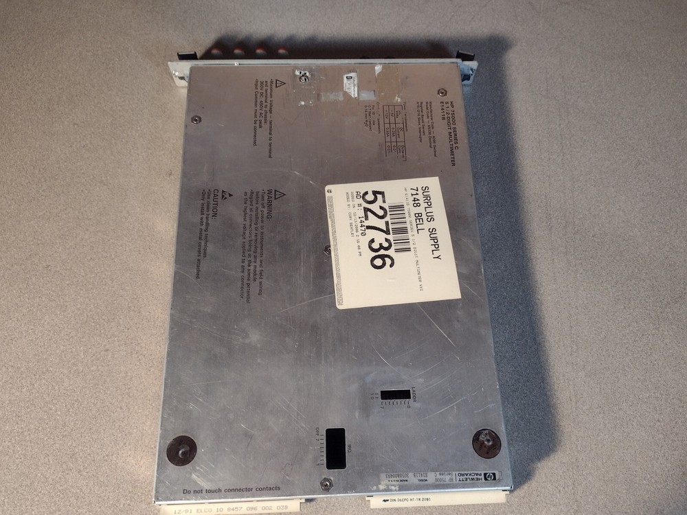 HP E1411B 75000 SERIES 5-1/2-DIGIT MULTIMETER