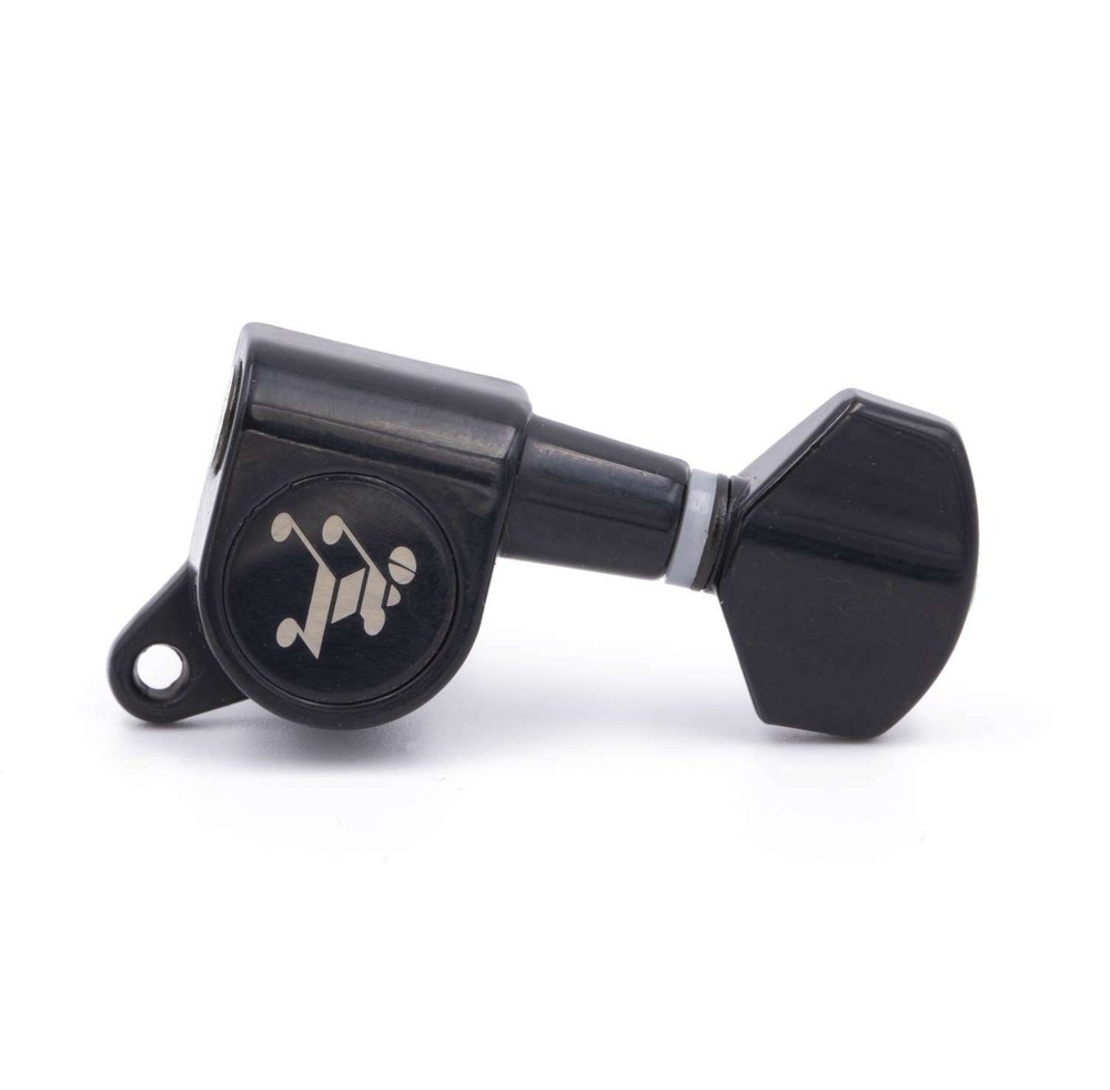 Genuine Tone Ninja Tuners, 6 Inline Staggered, Black