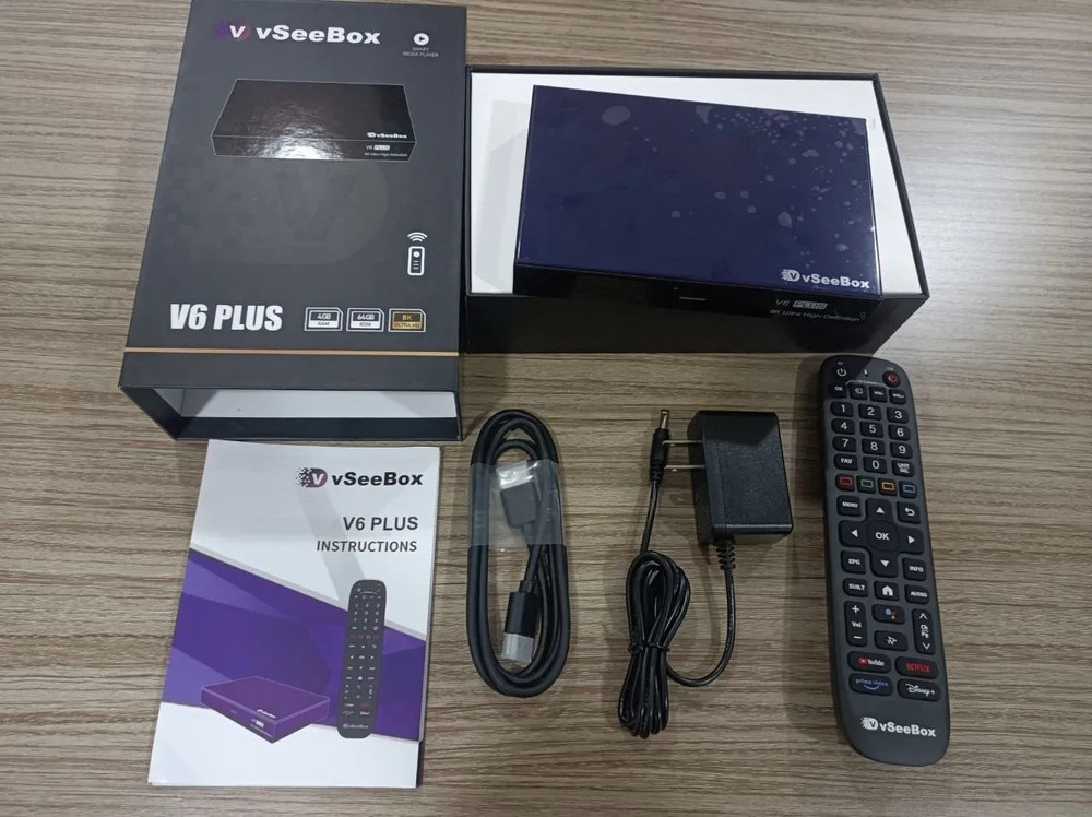 vSeeBox V6 Plus 2026 Android Stream Device Super Box Destroyer! Same Day Ship!