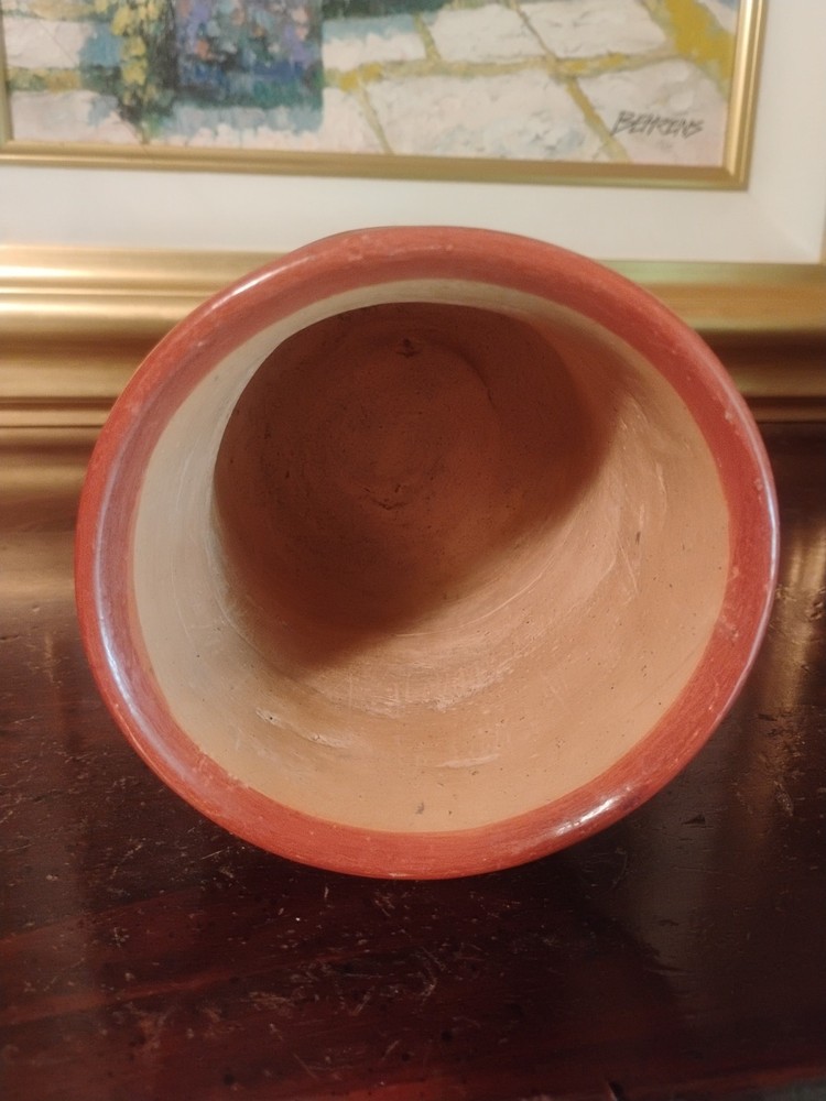 Vintage Mayan Clay Pot 5" Tall