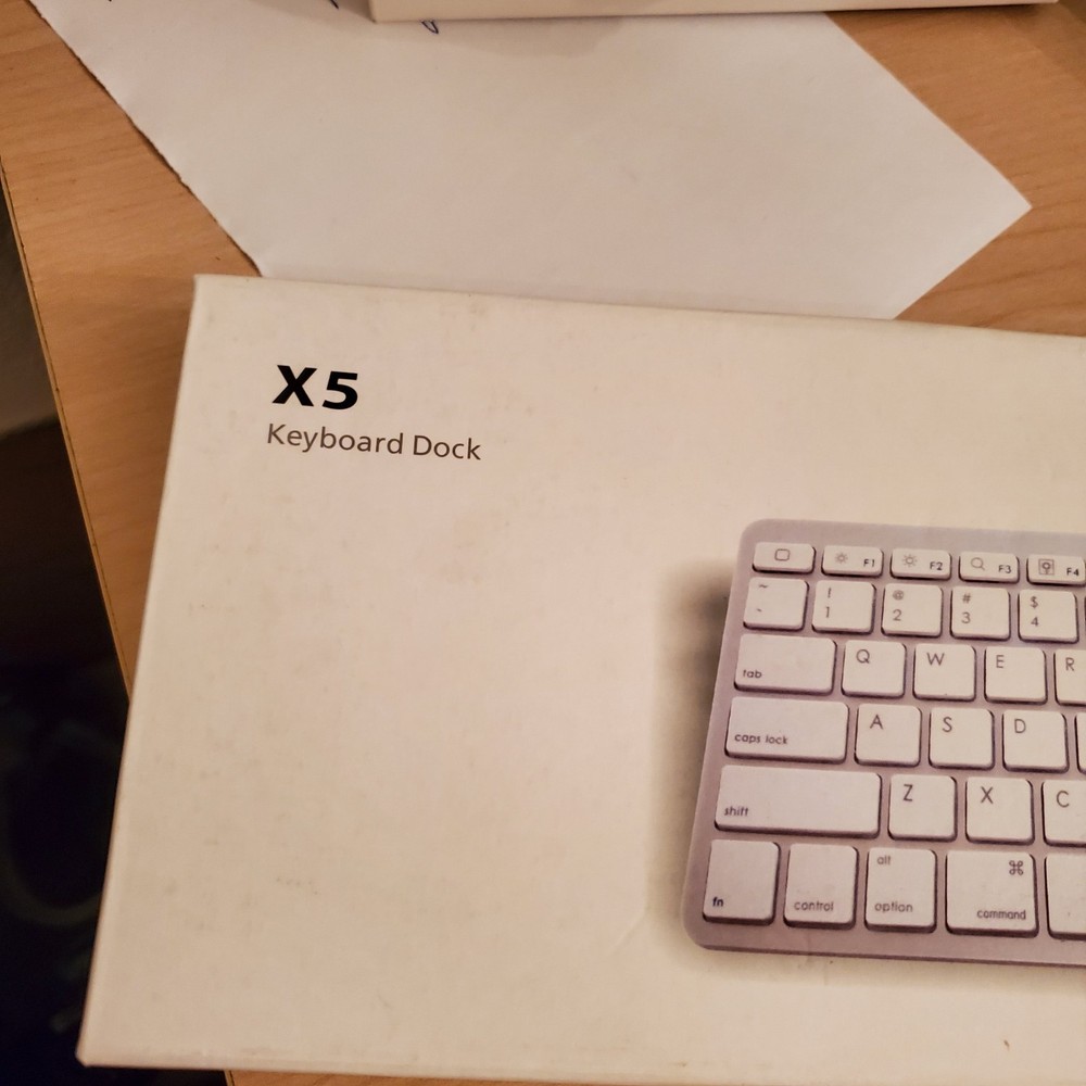 New X5 Bluetooth Wireless Mini Keyboard Apple iOS & Android Phone Tablet White