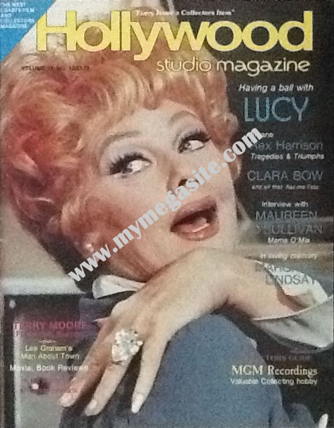 LUCILLE BALL   -  HOLLYWOOD STUDIO  MAGAZINE -  AUG 1981
