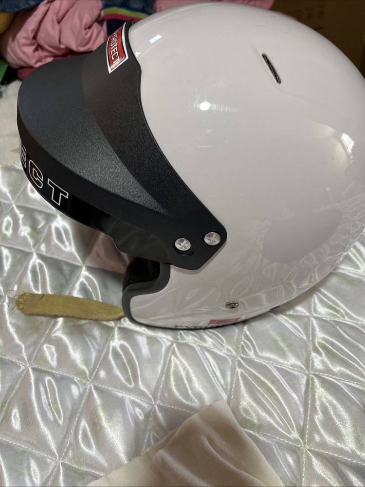 PYROTECT Helmet Pro Air Flow M Snell SA2010 Racing White Shell