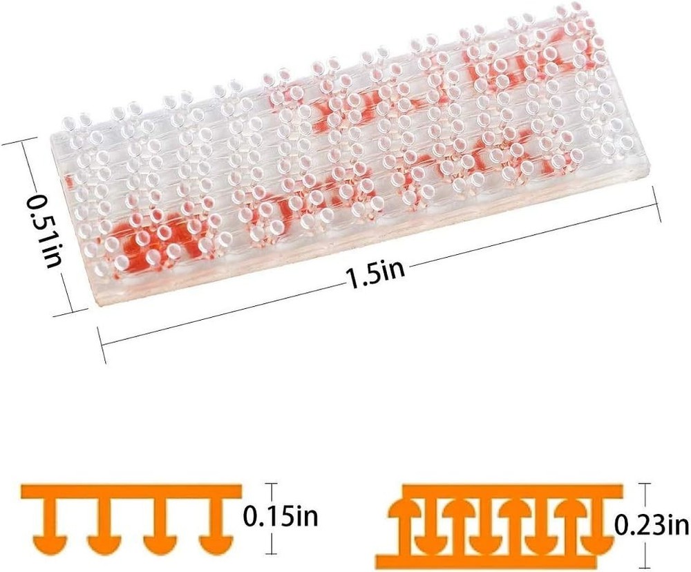 EZ Pass Mounting Strips - 4 Pcs Durable Peel & Stick Adhesive Strips