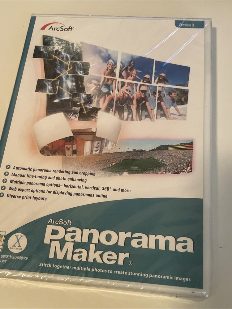 ARCSOFT Panorama Maker 3.0 for Windows Macintosh NEW