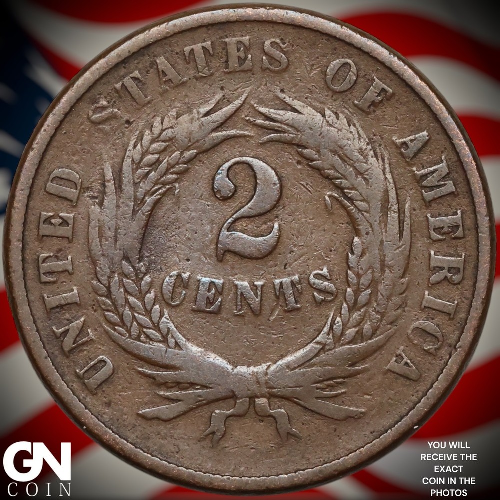 1866 2 Cent Piece B1160