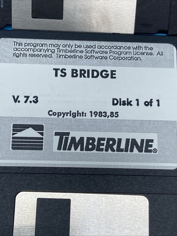 7 Vintage Timberline Software Floppy Disks Precision Extended Digitizer Untested