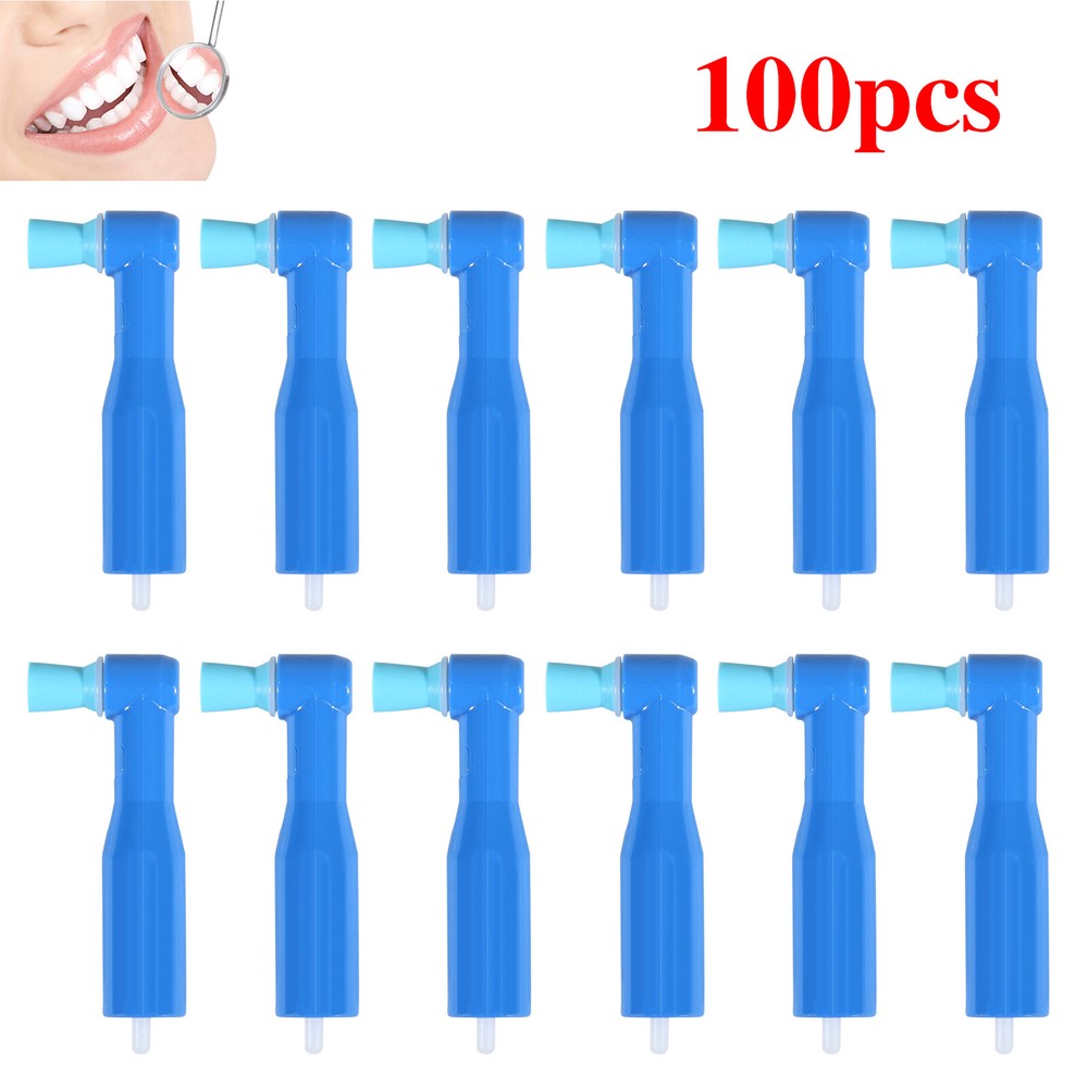 Dental Disposable Prophy Angles Cups Contra Angle Blue 100-1000pcs