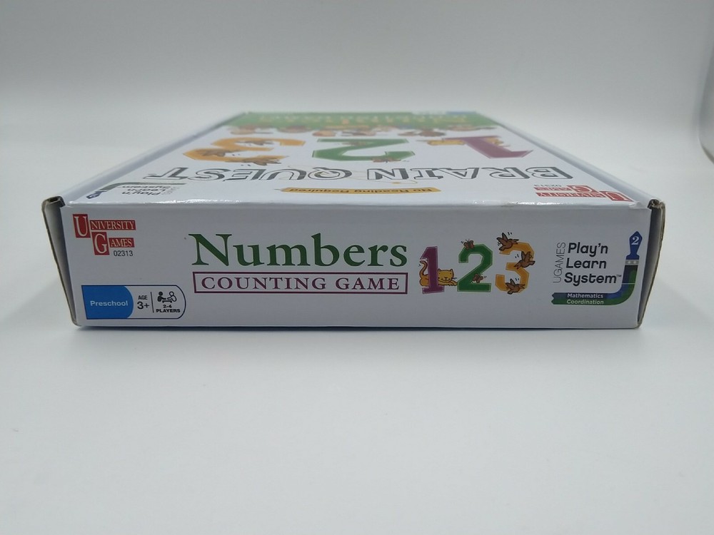 Brain Quest Pre-school Counting With Numbers Game homeschool complete.