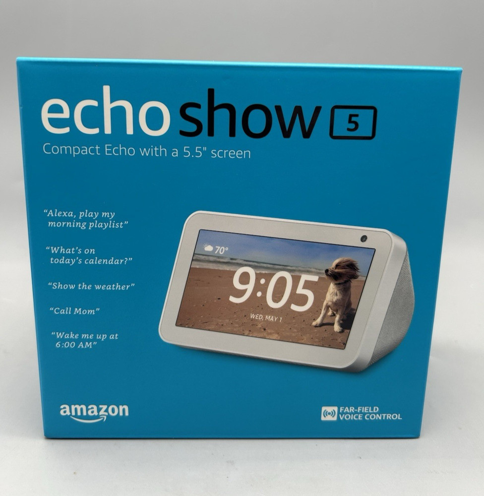 Amazon Echo Show 5 Smart Display (Gen 1) - Sandstone - Sealed