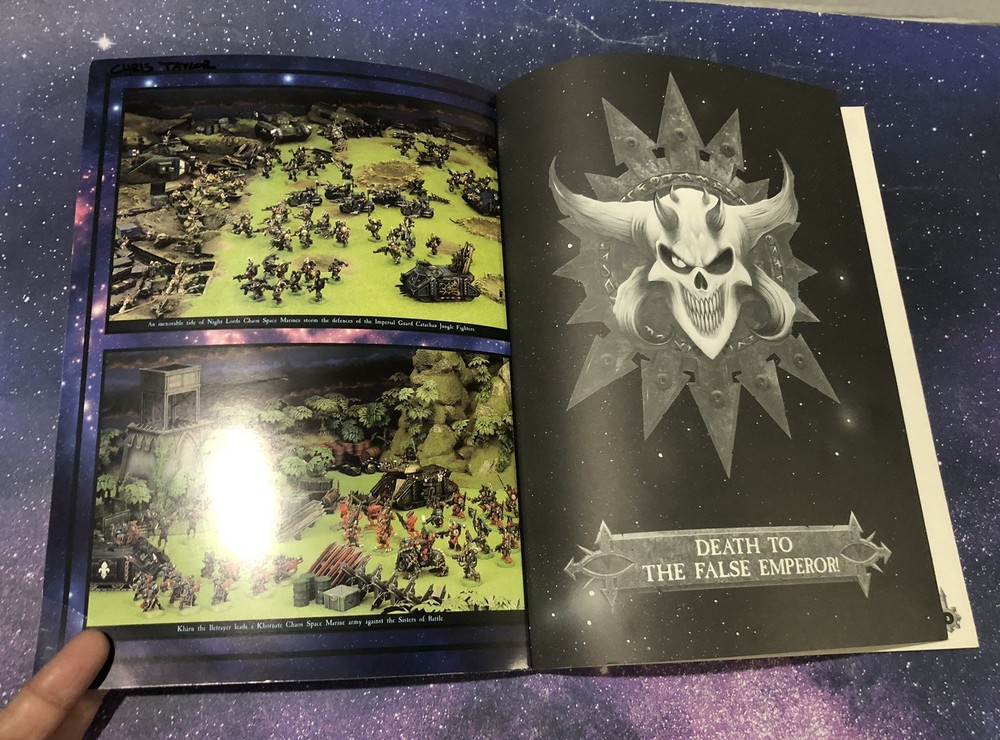 Warhammer 40k Chaos Space Marines Codex Supplement Softcover 1999