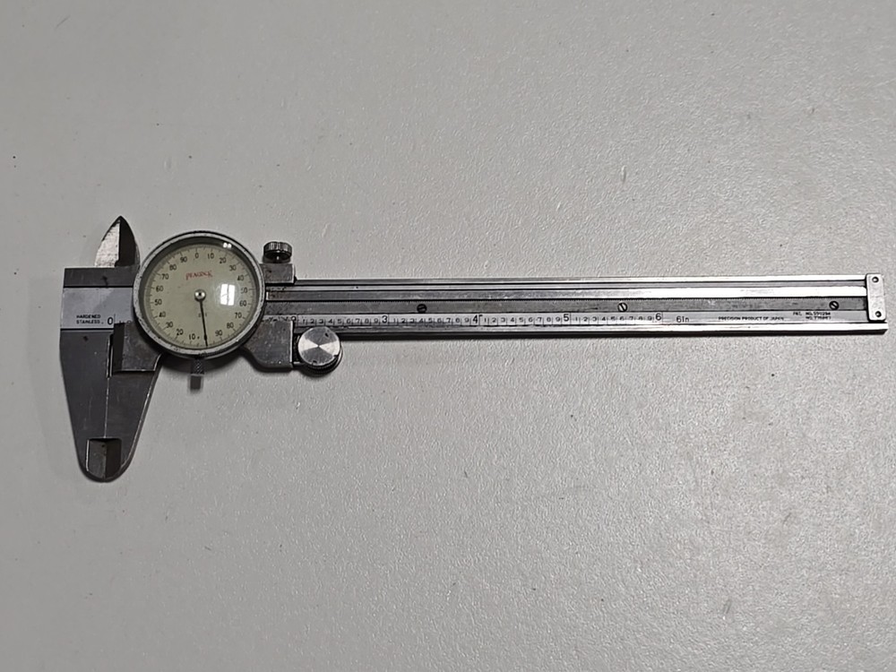 Peacock 6" Dial Calipers Japan