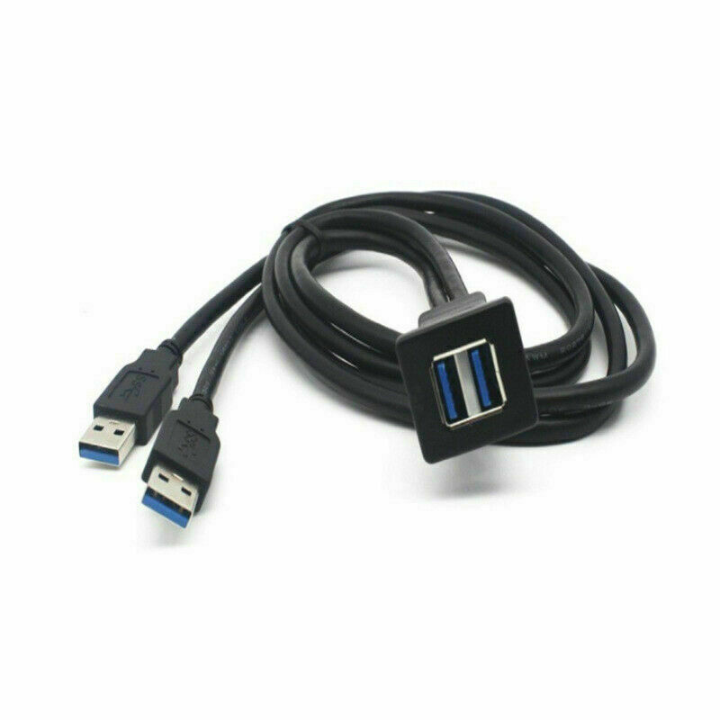 Extension Cables Usb In Car Technology Dash Panel Flush Mount Interface