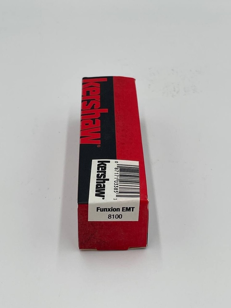 Kershaw Funxion EMT Folding 3" Partial Serration Drop Point Steel Black