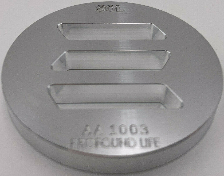 Commemorative Solana SOL Crypto Token - Aluminum