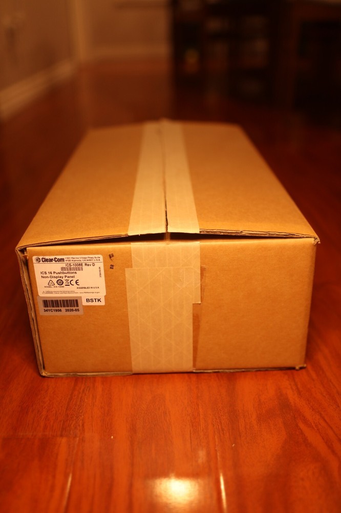 Clear-Com ICS-1008E ICS-1008 Display Pushbutton Panel New, Open Box