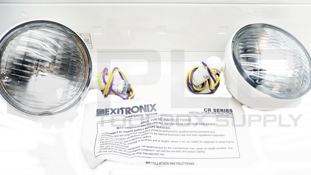 NEW EXITRONIX CR6-18-D0607-2-G2 EMERGENCY LIGHT
