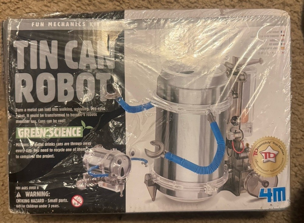 Fun Mechanics Kit Tin Can Robot Science Project (T)