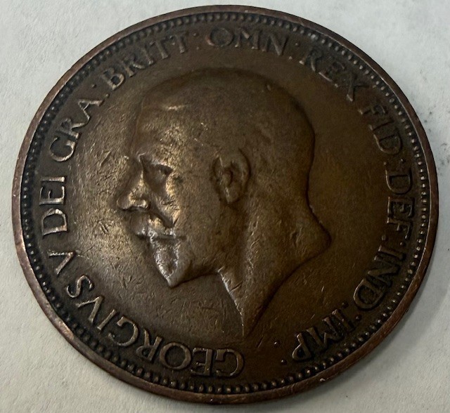 1935 Great Britain Half Penny Coin