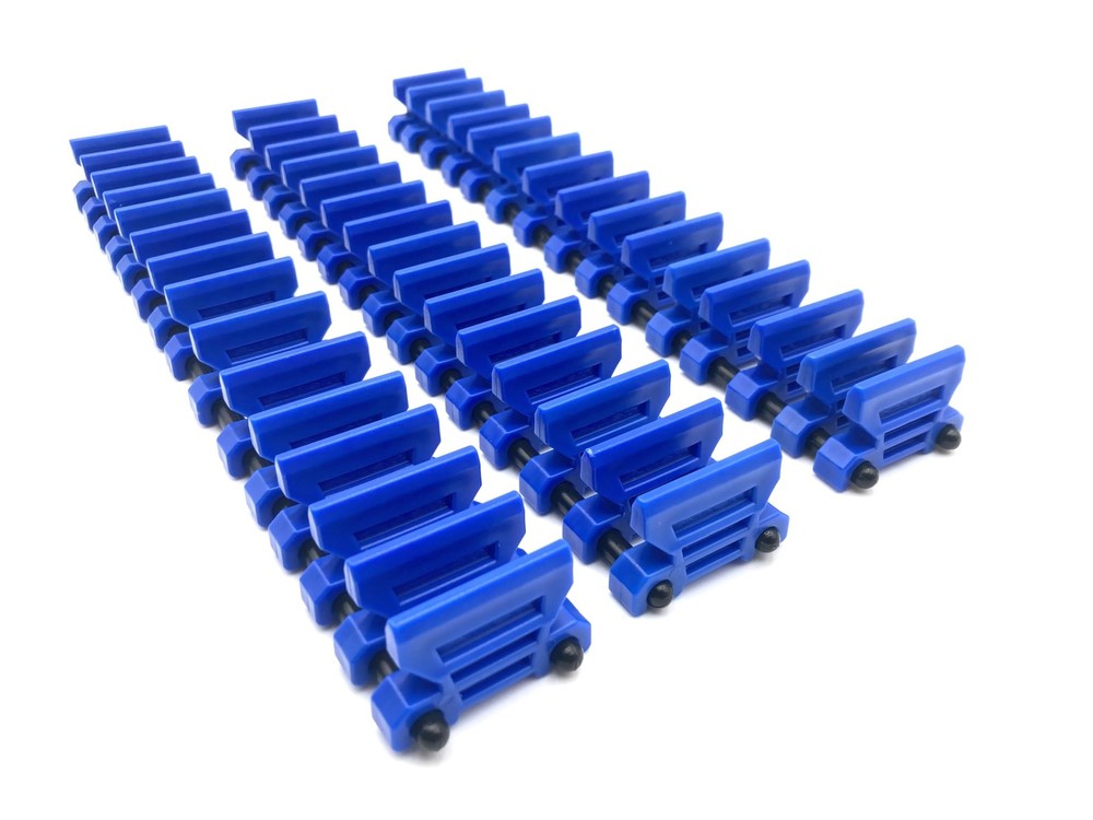 - Professional 42 Wrench Organizer Set - Blue