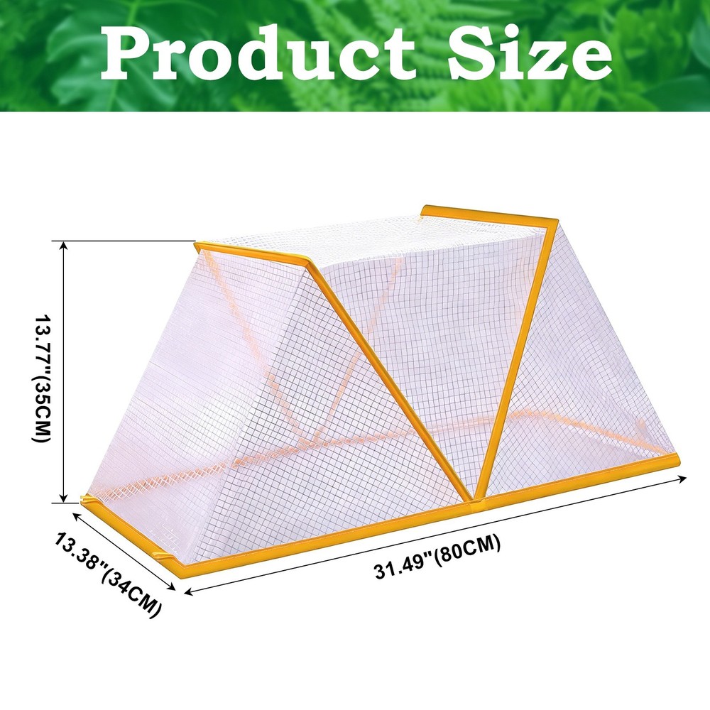 Garden Plant Vegetables & Fruit Cover Foldable Raised Bed Protector with Net