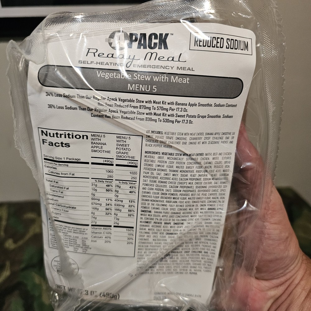 USGI OCP Multicam Assault Pack/Bugout Bag 6 MRE Survival Bundle