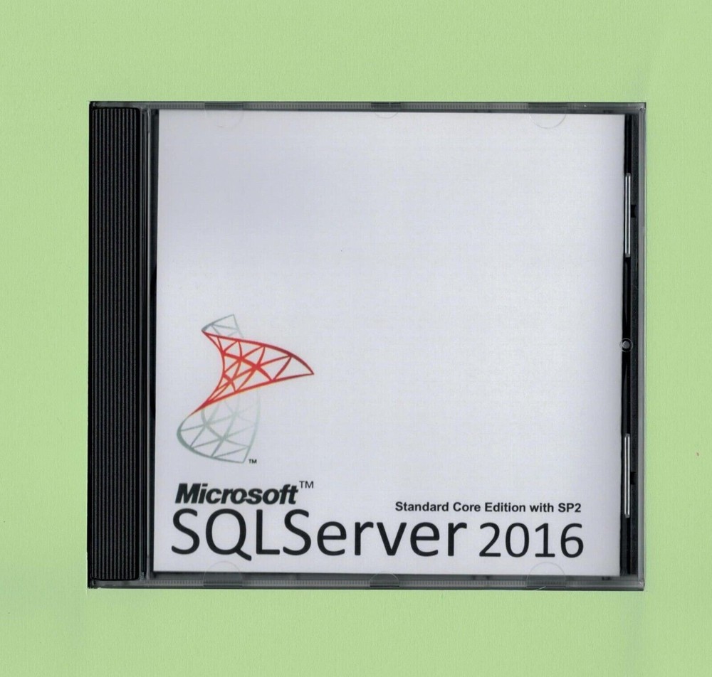 Microsoft SQL Server 2016 Standard with 16 Core License, unlimited User CALs