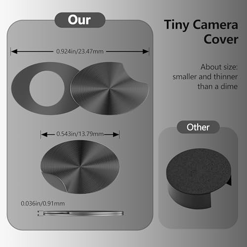 LED Light Blocking Stickers for Ray-Ban Meta Glasses,Rotating Camera 3 PCS