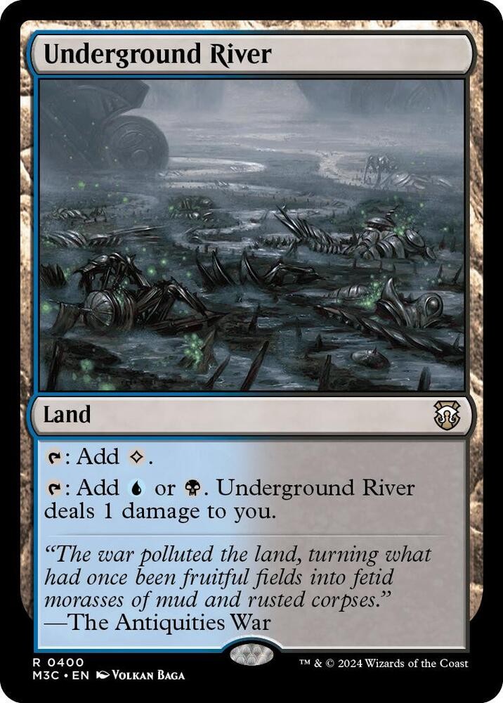 Underground River 400 MTG Commander M3C Rare NP