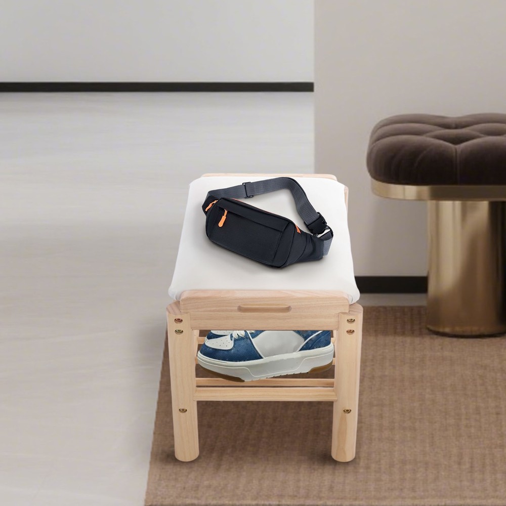 Stylish Shoe Bench with Cushion – Comfortable Entryway Storage Solution