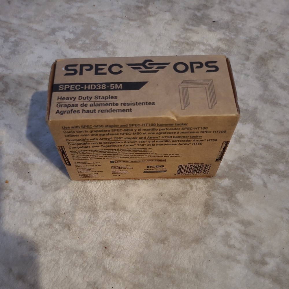 SPEC OPS 3/8-in. Heavy-Duty Staples (5,000 Per Box)