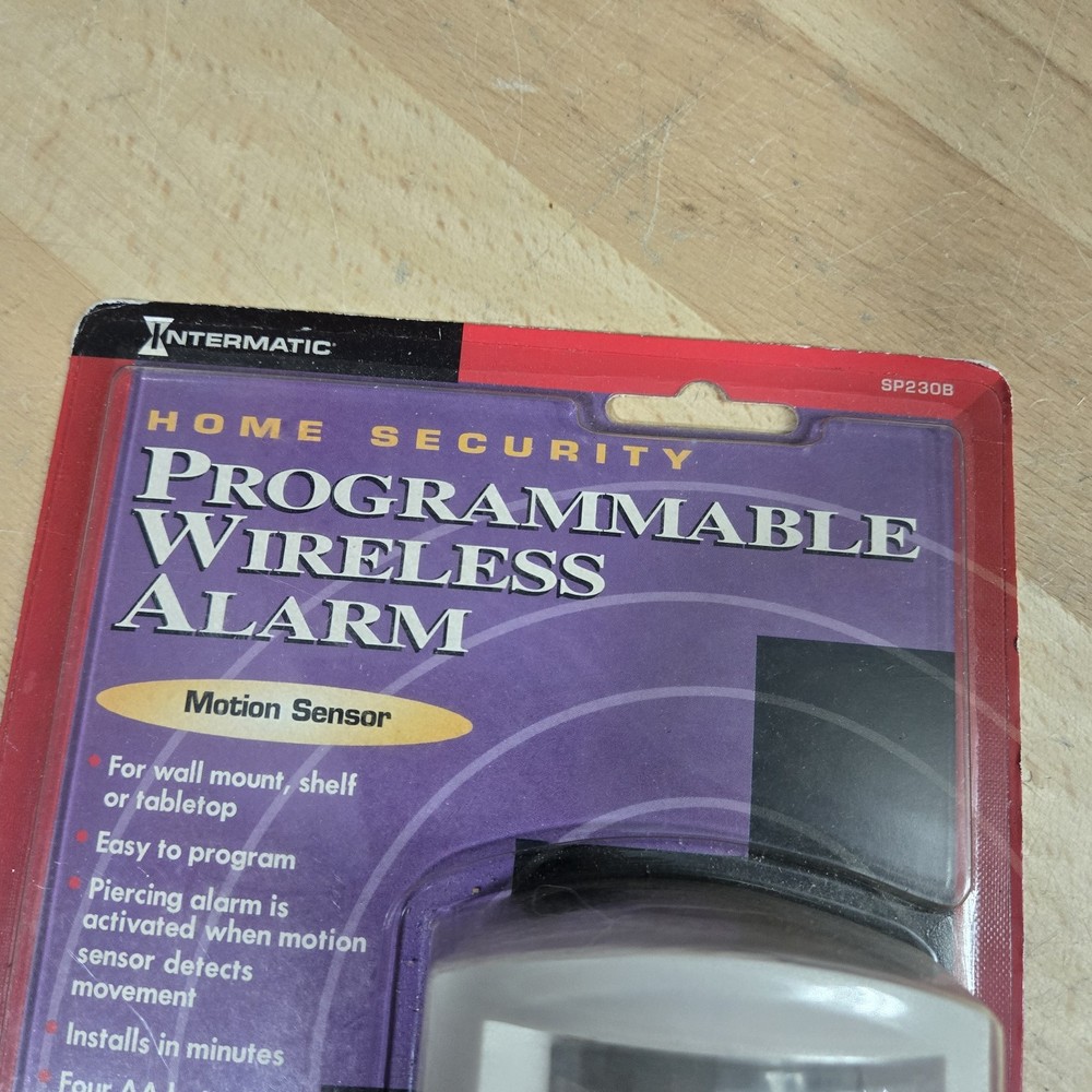Intermatic Home Security Programmable wireless alarm w/ Motion Sensor NEW SEALED