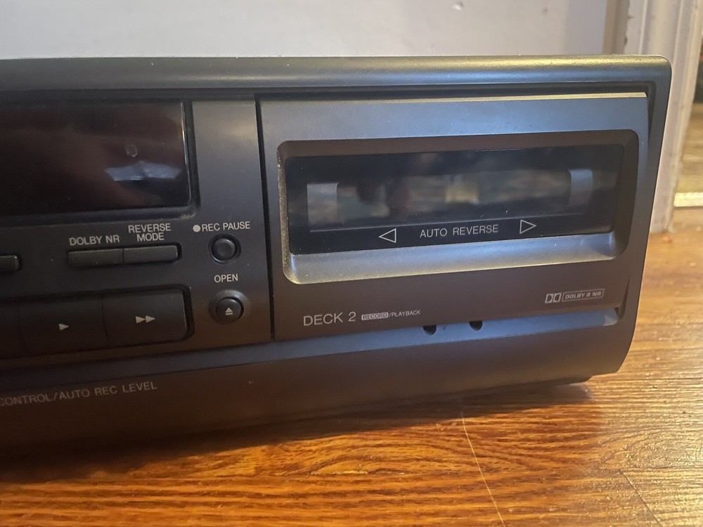 Technics RS-TR180 Dual Tape Cassette Deck Not Working As Is Project