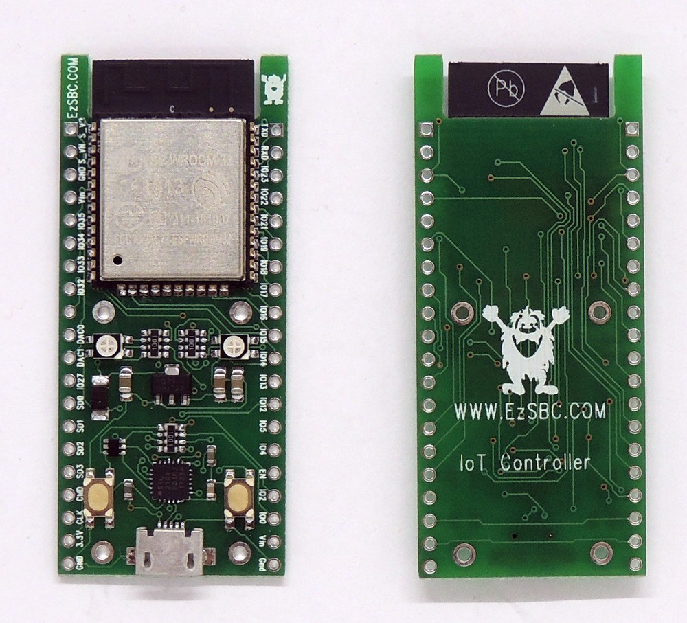 ESP32 Rev1 Development Board with USB2Serial. Made in USA Arduino Programmable