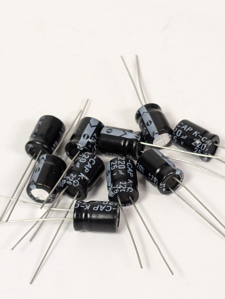 K-CAP 20uf @ 25vdc Radial Lead Electrolytic