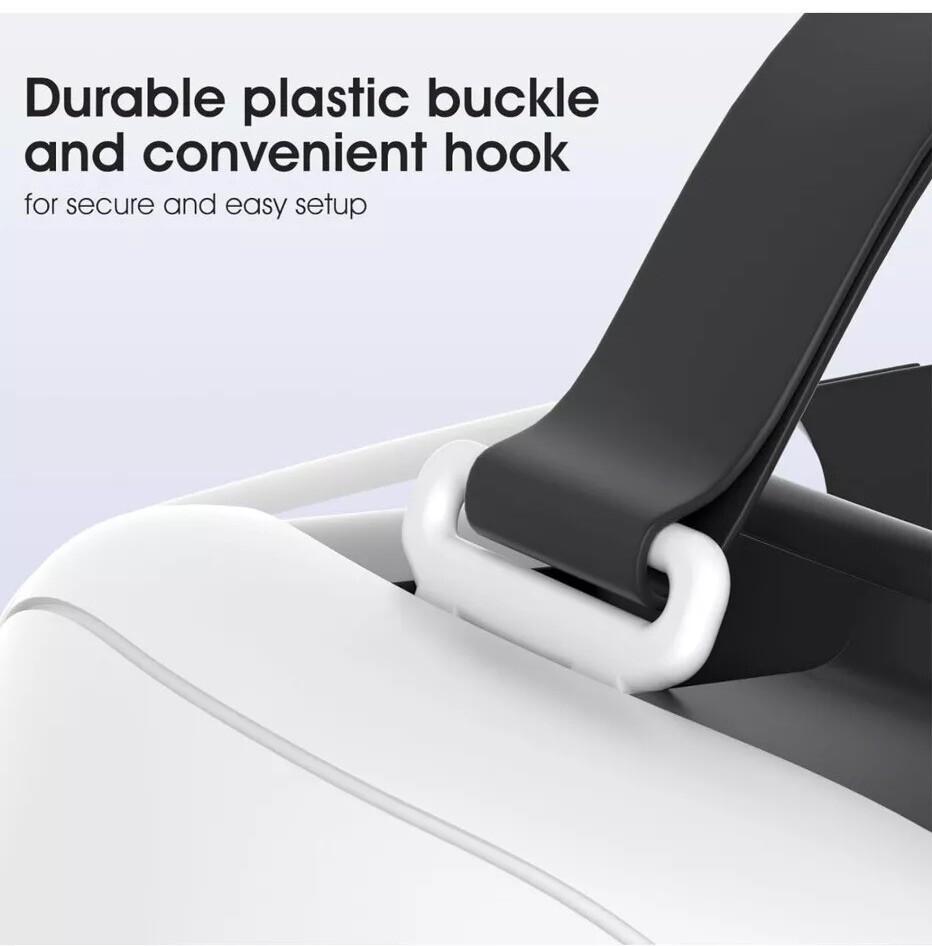 Replacement Adjustable VR Glasses Holder, Head Strap Compatible for Meta Quest 3