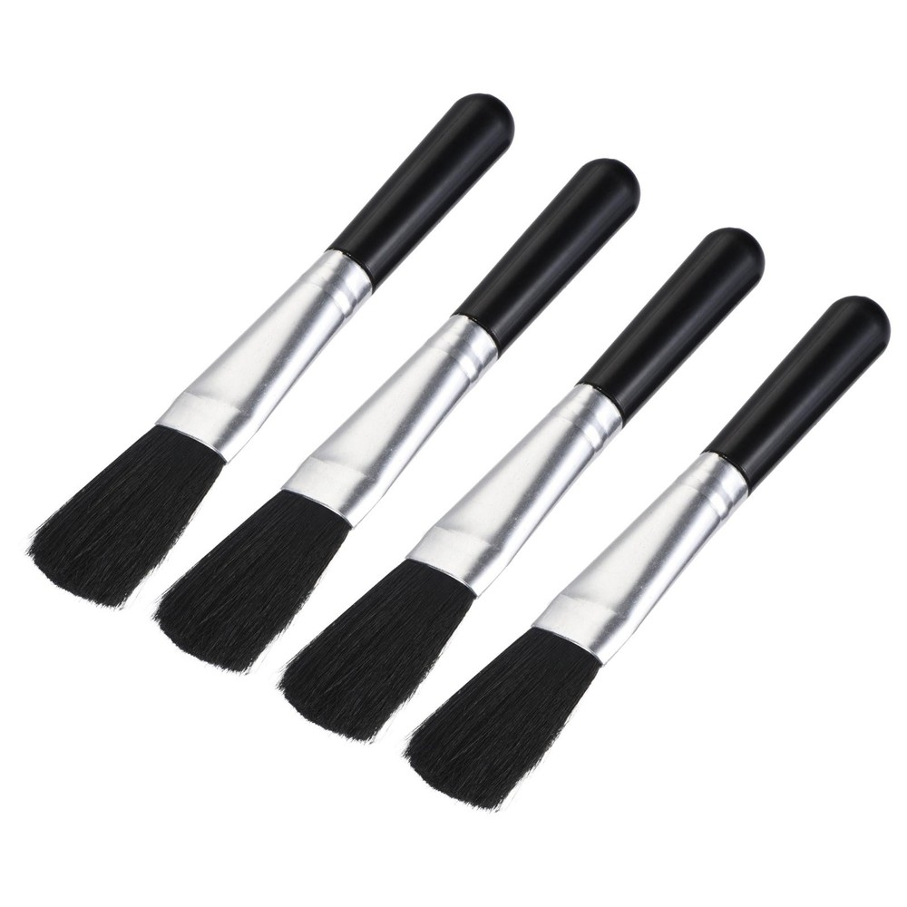 4Pcs Computer Cleaning Brush Tools Soft Bristle with 4.7 Inch Plastic Handle