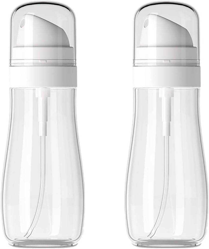 Fine Mist 2 Pack Spray Bottles - Reusable & Lightweight Travel Essentials