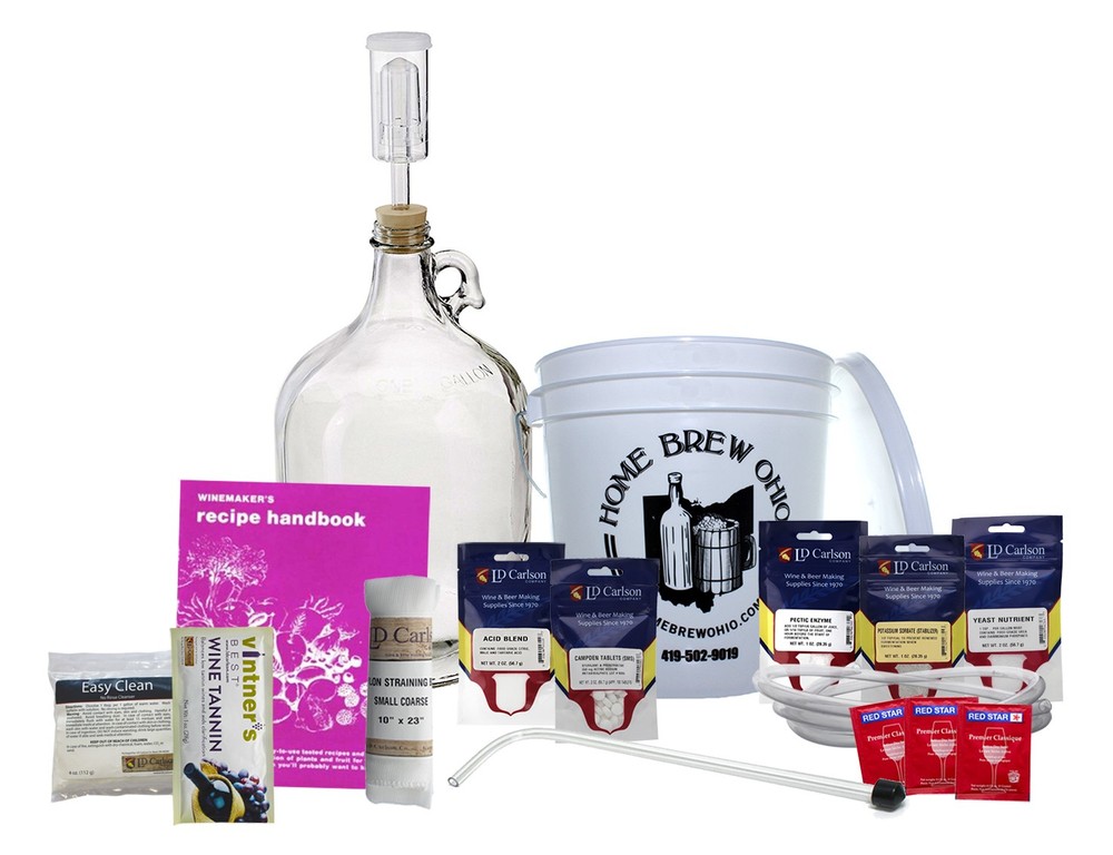 1 Gallon Making Wine from Fruit Equipment Kit